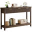 Console moderne 51 pouces avec 3 tiroirs en bois, une entrée mince et une table de canapé derrière le salon, le couloir et le vestibule, décor de maison de campagne-725395962