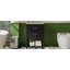 Meuble-lavabo de 24 po avec lavabo en céramique, armoire de salle de bain avec deux tiroirs à fermeture en douceur et une tablette ouverte-1046764811