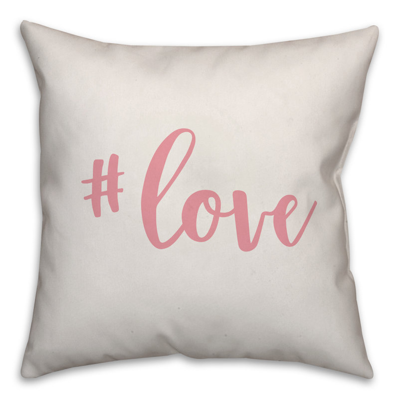 Throw Pillow, Throw Pillow, White/Pink