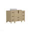 Armoire de meuble-lavabo à simple cuve l 48 po x P 22 po x H 34 po avec comptoir blanc-1742067316