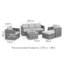 Georgia 3 Seat Rattan Sofa Set - with Ice Bucket Coffee Table-21807215