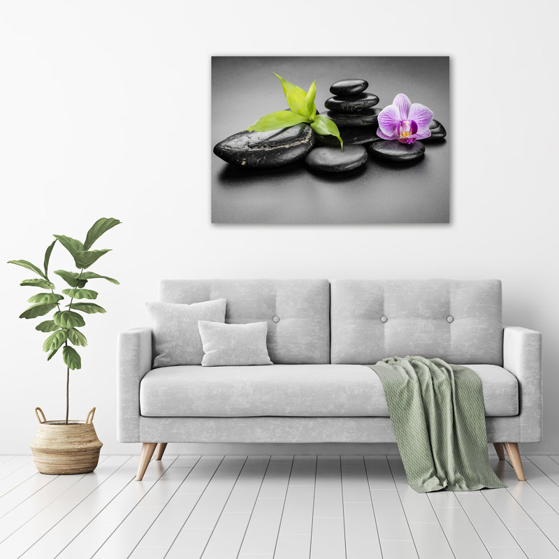 Zen Stones - Wrapped Canvas Print