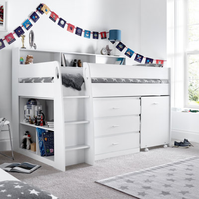 Ersa Storage Kids Bed with Desk with Mattress