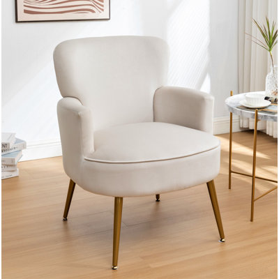 Fauteuil en velours de 25,59 po Anhthu