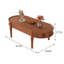 Table basse simple en bois massif de style européen-101106340