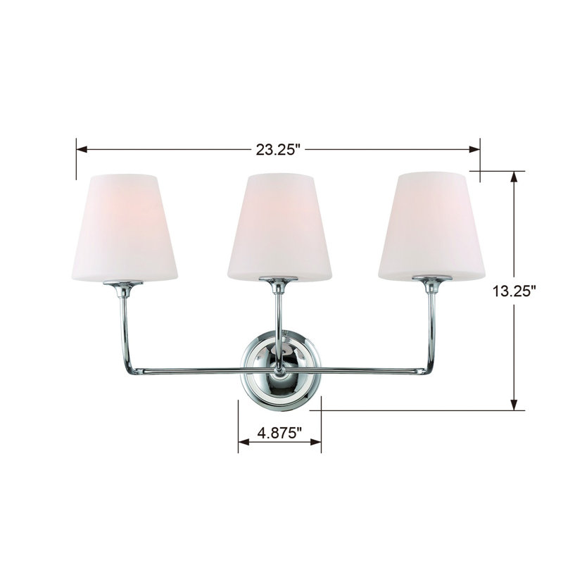 Sylvan 3 - Light Vanity Light, Chrome