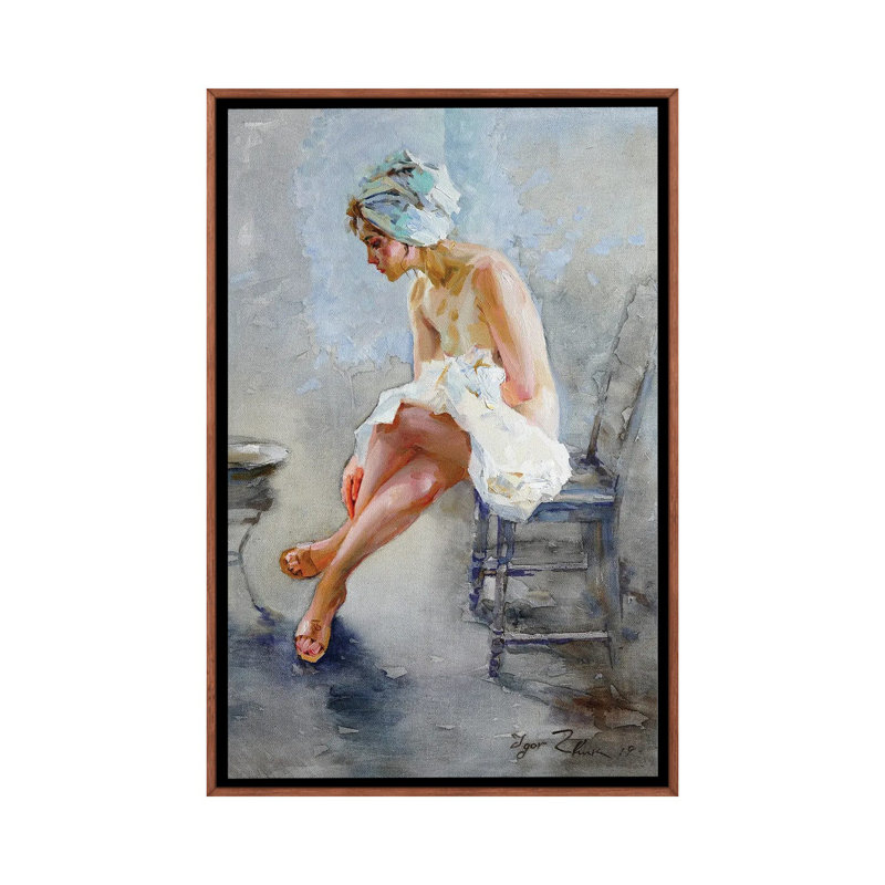 In The Bathroom by Igor Zhuk - Painting on Canvas