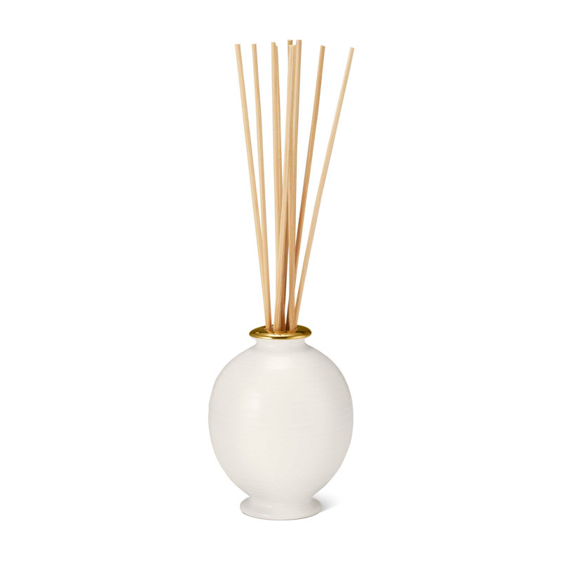 Siena L'Ansecoy Orange Blossom Diffuser Set, Cream, Plant / Floral/Woodsy/Citrus
