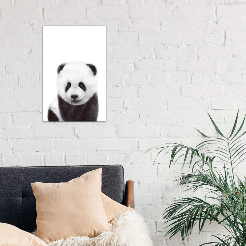 Baby Panda - Wrapped Canvas Painting, 66.04 cm H x 45.72 cm W x 1.91 cm D