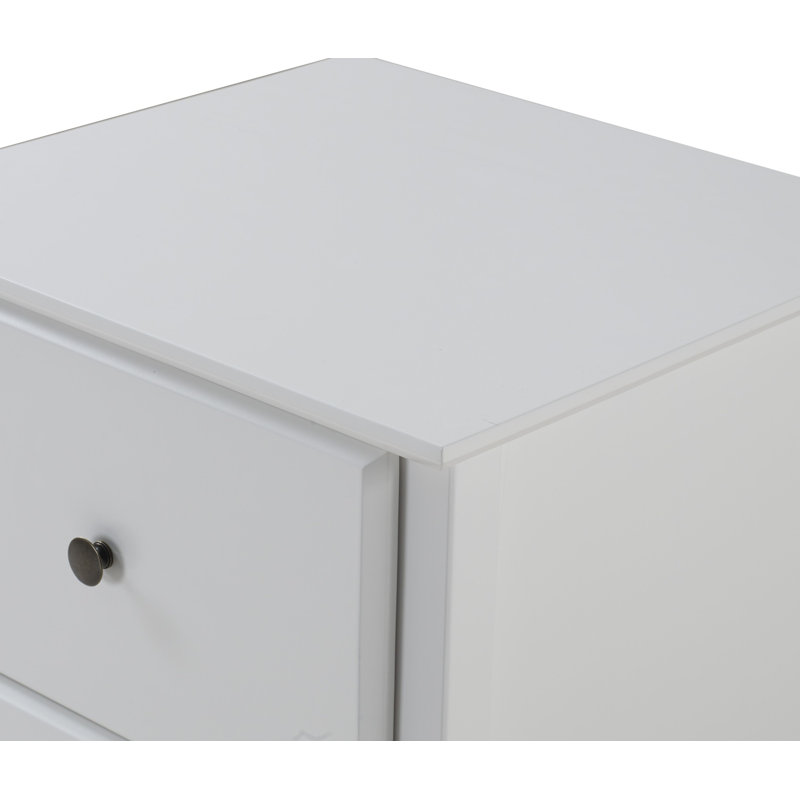 Faringdon 20.75'' W Solid Wood Nightstand, White