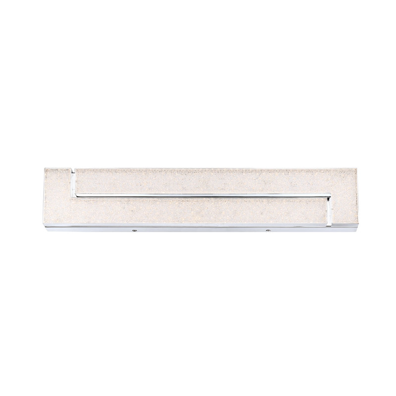 Plafonnier encastré 1 lumière DEL Santi, H 4,25 po x l 23,5 po x P 2,5 po