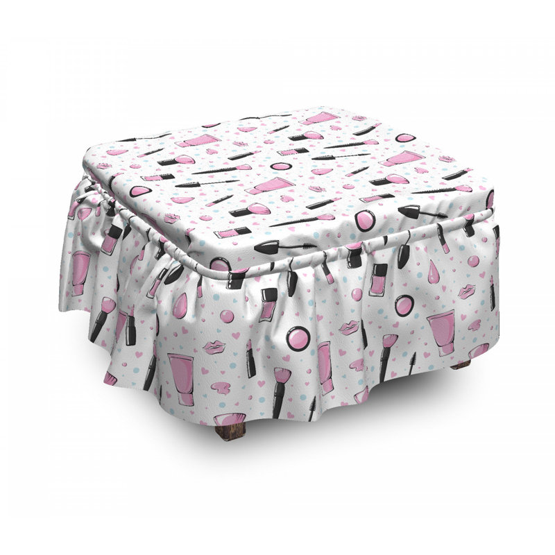 Box Cushion Ottoman Slipcover