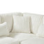 Canapé modulaire surdimensionné de 129 po en forme de U Canapé-lit moderne recouvert de velours côtelé doux avec une chaise longue pour le salon-1710029498
