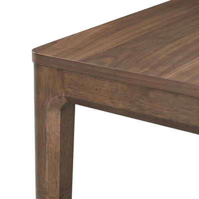 Rectangular Solid Wood Base Dining Table