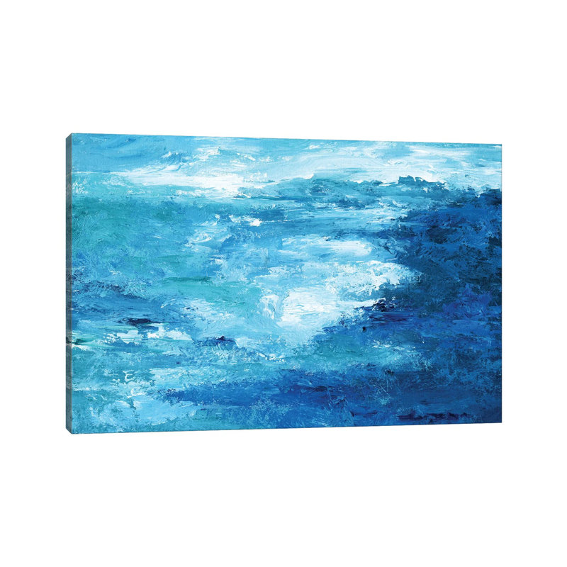 Crashing Waves II by Nan - Painting on Canvas, Wrapped Canvas, 101.6 cm H x 66.04 cm W x 3.175 cm D