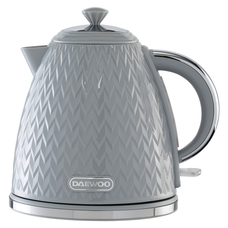 Daewoo Argyle 1.7L Electric Kettle Rapid Boil Cordless, Grey