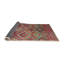 Tapis de zone rouge/vert contemporaine-1536312914