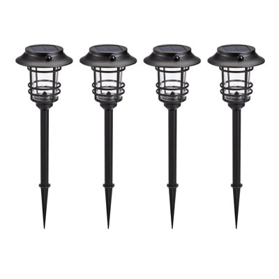Solar Powered Integrated LED Pathway Light