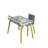 Kids 2 Piece Rectangular Play Or Activity Table and Chair Set