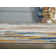 Seldovia Abstract Orange/Blue Area Rug