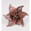 Glittered Flower Christmas Clip-On Ornament - 6"