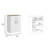 2 Piece Kitchen Set, Kitchen Island + Pantry Cabinet , White /Walnut /Light Oak-1417416111