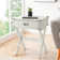 Grable Transitional Wooden 1-Drawer Rectangular End Table with Metal Corners