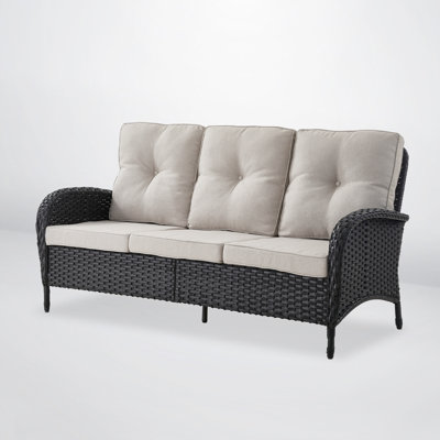 Gaetanino 72'' Wide Straight Patio Sofa with Cushions