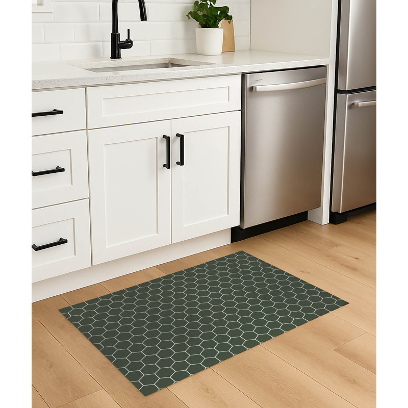 Tapis de cuisine anti-dérapant, Rectangulaire 2 pi x 3 pi, Chimichurri