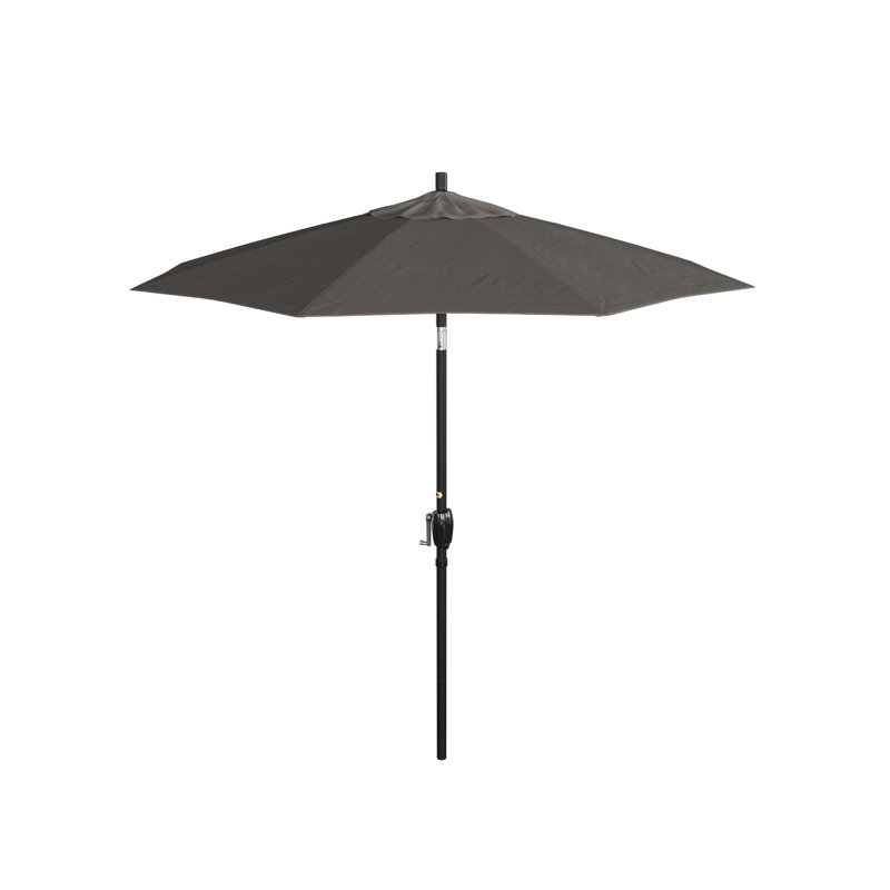 Parasol de marché 90 po Nalysa, Toile gris anthracite Sunbrella®
