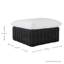 Montecito N-Dura Resin Wicker Outdoor Woven Ottoman - Onyx, 34.5 In.-1554260697-1554260724