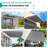 AECOJOY Manual Retraction Slope Patio Awning-96123778-110916802-110916808