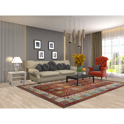 Tapis multicolore Kilim 7 x 7