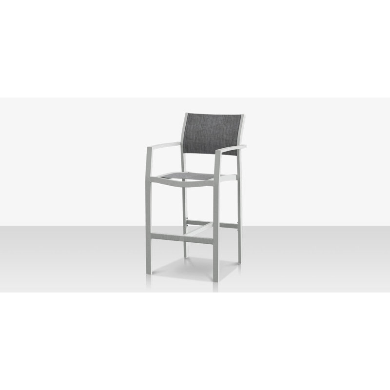 Chaise de bar Fusion, Argent Kessler, Ardoise