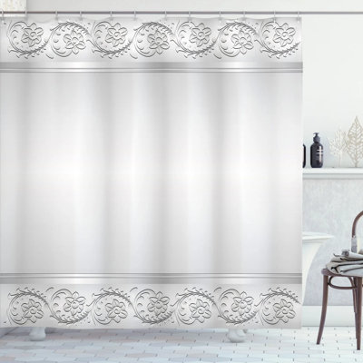 Shower Curtain with Hooks Included