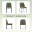 Fabric Upholstered Parsons Side Chair Dining Chair-2021003966