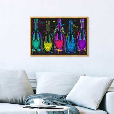 " Drinks And Spirits Luminous Party Champagne Bottles "