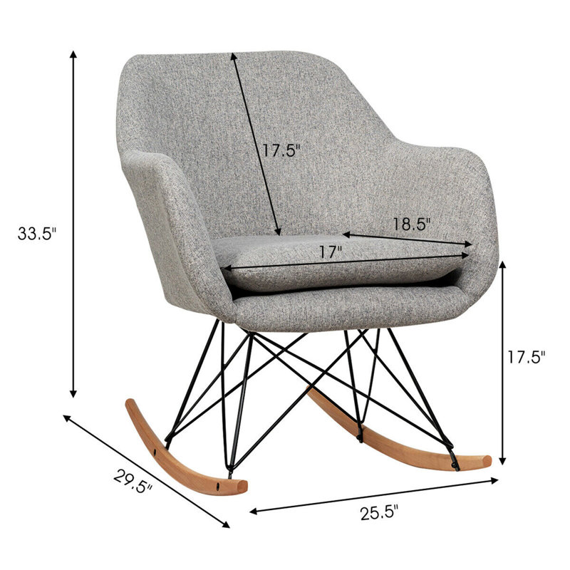 Chaise berçante Winigan