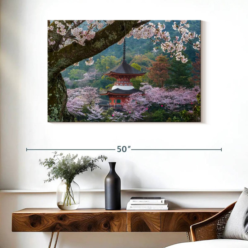 Adella, Japon, paysage, H 26 po x l 39 po