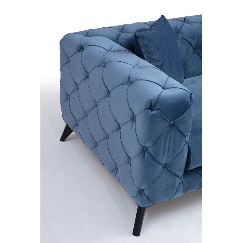 Bluxome 2 Seater Sofa, Blue