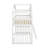 Twin Over Twin House Bunk Bed With Ladder-984975674