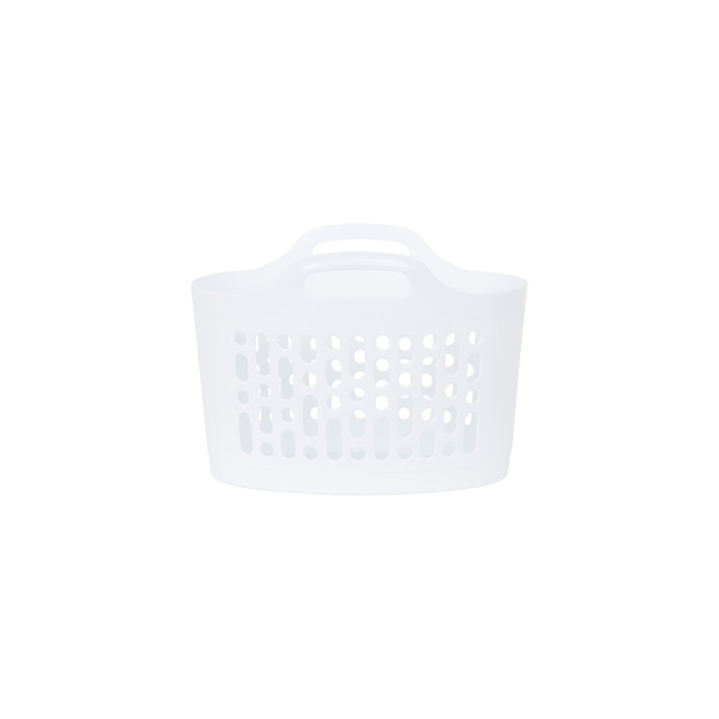 Wham 8L Flexi Basket Pack of 2 Ice White