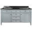 Ensemble de meuble-lavabo double 63 po avec miroir Freeland-1576736549-1576736984