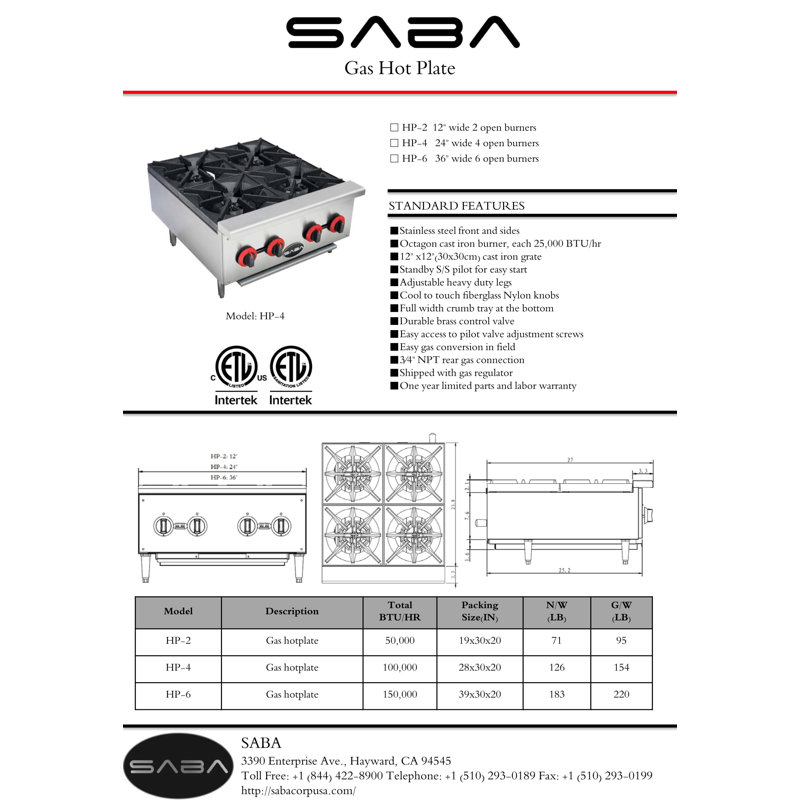 50000 btu charbroiler