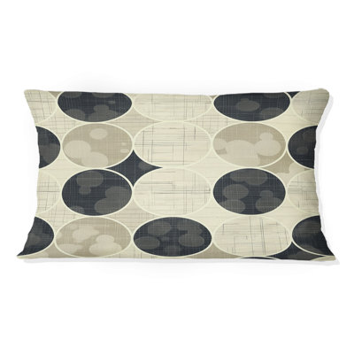 Coussin lombaire beige Midcentury II - Midcentury