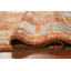 Tapis oriental marocain à motif géométrique orange 4 x 6