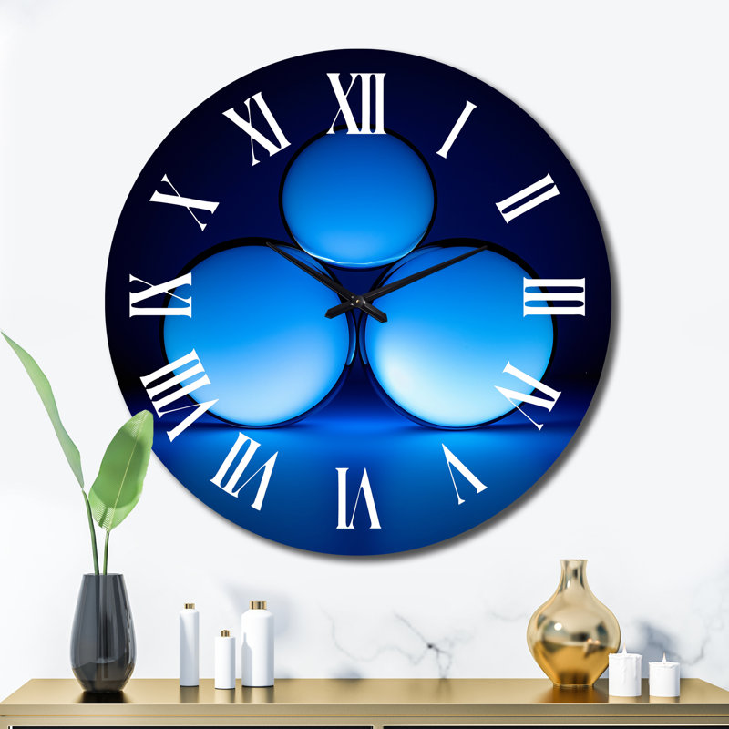 Horloge murale en métal Lutherson, Très grand