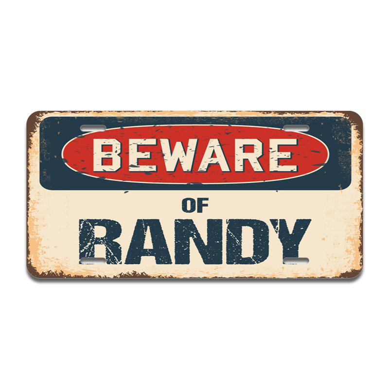 Cadre en aluminium Beware of Randy