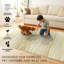 Tapis kaki foncé tissé à plat naturel Waves-2069771837