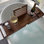 Serviteur de bain autoportant en bambou Nazirah